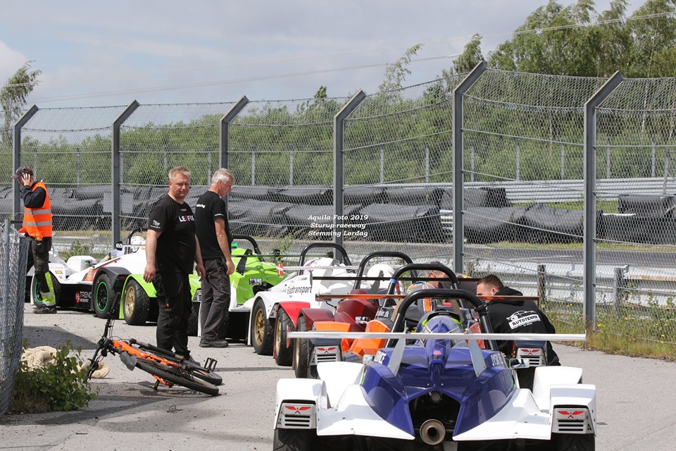 Så gøres der klar til at komme ud på Sturup Raceway